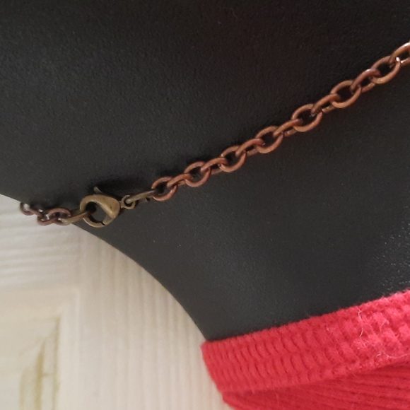 Steampunk Rose and Gears Double Strand Necklace Awesome look - Picture 4 of 4